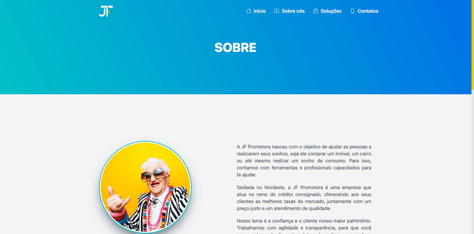 Seção de serviços JF Promotora